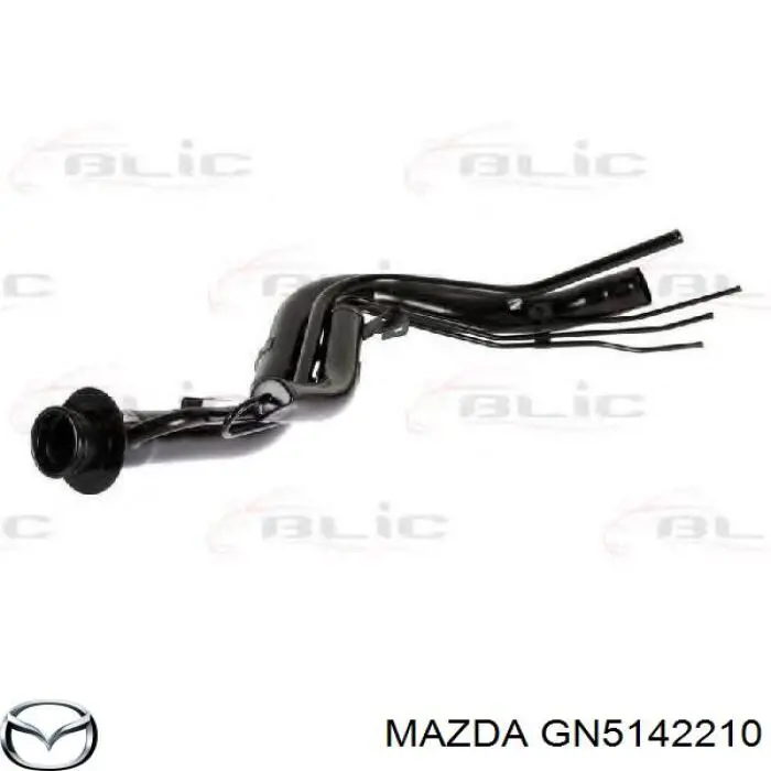 Шланг заливної горловини, паливного бака GN5142210 Mazda