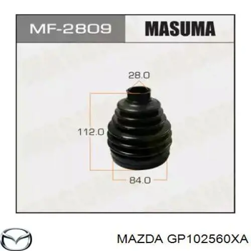 GP102560XA Mazda Привід лівий