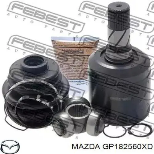 Піввісь (привід) передня, ліва GP182560XD Mazda