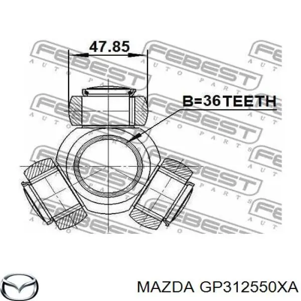 Граната колісна Mazda GP312550XA ціна, від 42.20 USD