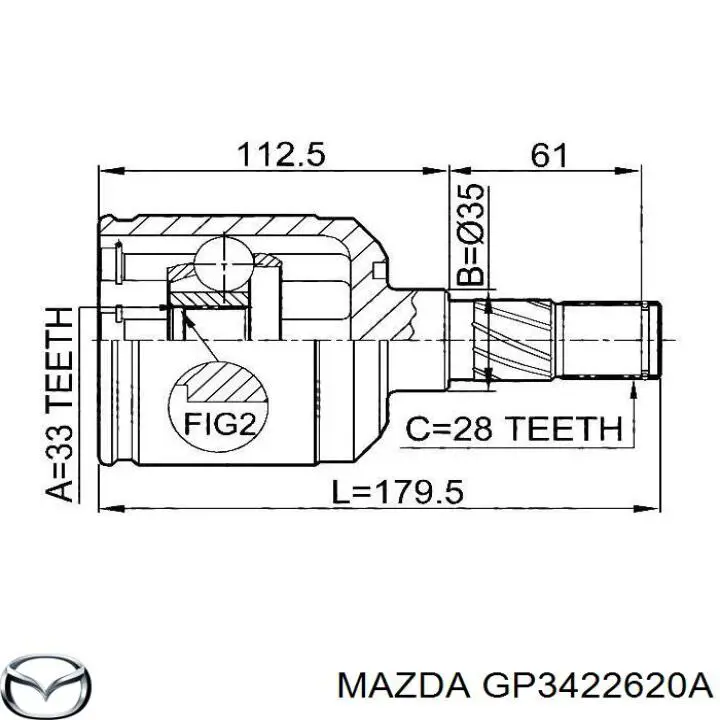 GP3422620A Mazda 