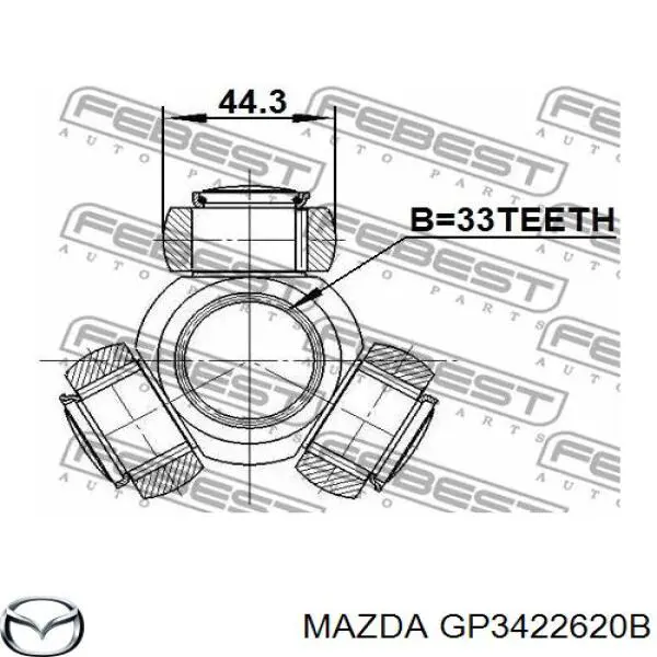  Mazda GP3422620B ціна, від 63.56 USD