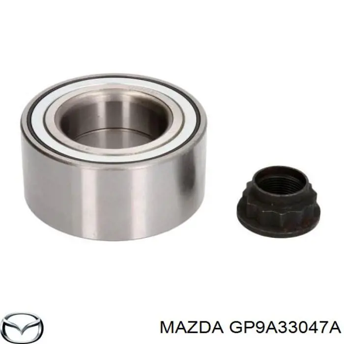Комплект підшипник маточини передньої Mazda GP9A33047A ціна, від 24.91 USD