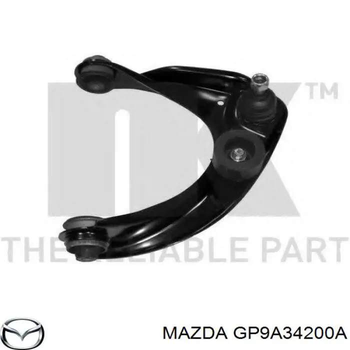 Важіль передньої підвіски верхній, правий Mazda GP9A34200A ціна, від 23.90 USD