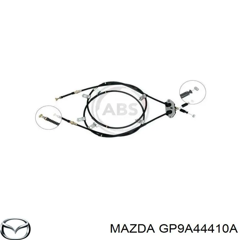 Трос ручного гальма задній, правий/лівий Mazda GP9A44410A ціна, від 32.42 USD