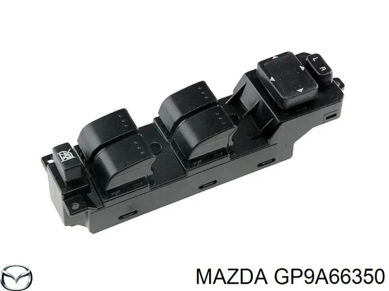 Кнопковий блок керування склопідіймачами передній лівий Mazda GP9A66350 ціна, від 39.49 USD
