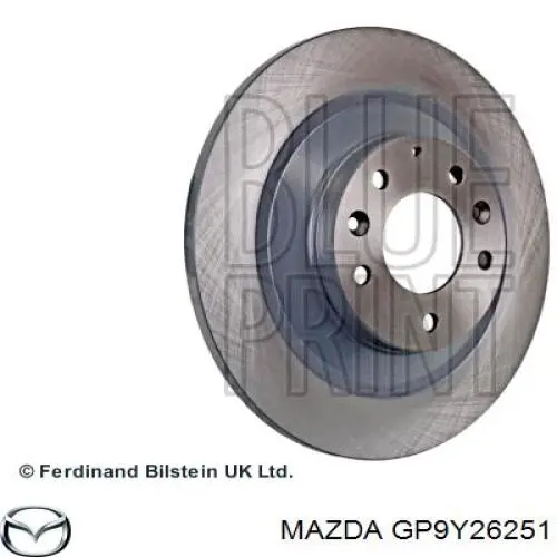 Задні дискові гальма Mazda GP9Y26251 ціна, від 34.55 USD