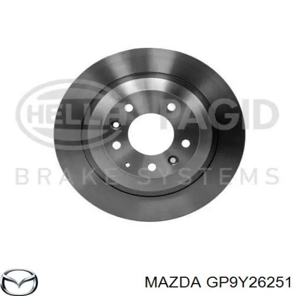 Гальмівні диски GP9Y26251 Mazda