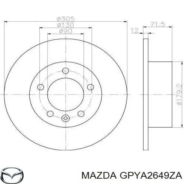  GPYA2649ZA Mazda