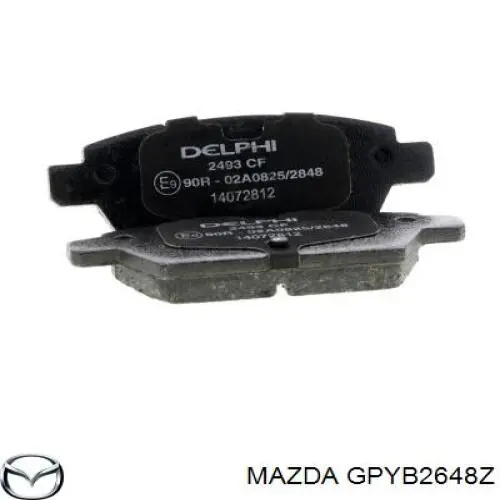 Купити GPYB2648Z Mazda Задні колодки