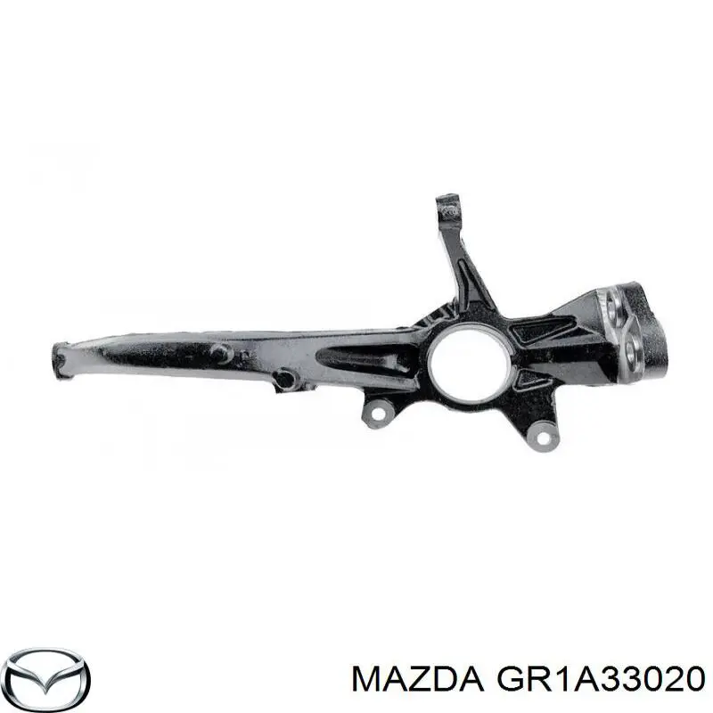 GR1A33020 Mazda цапфа - поворотний кулак передній, правий