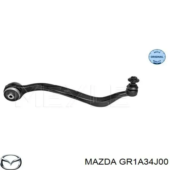 Важіль передньої підвіски нижній, правий GR1A34J00 Mazda