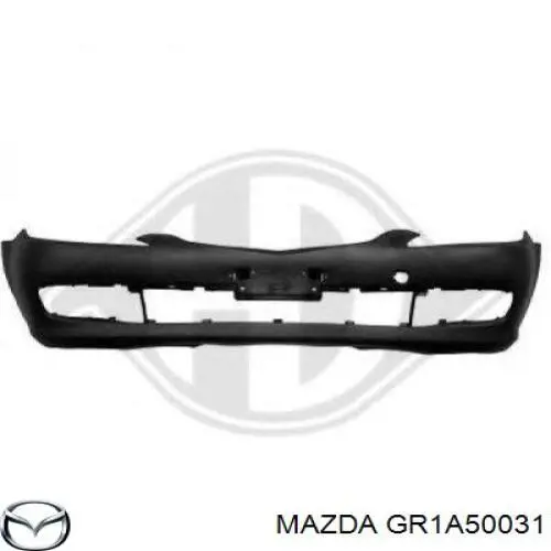 Передній бампер на Mazda 6 GG