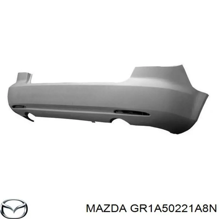 Кожух бампера заднього Mazda GR1A50221A8N ціна, від 51.58 USD