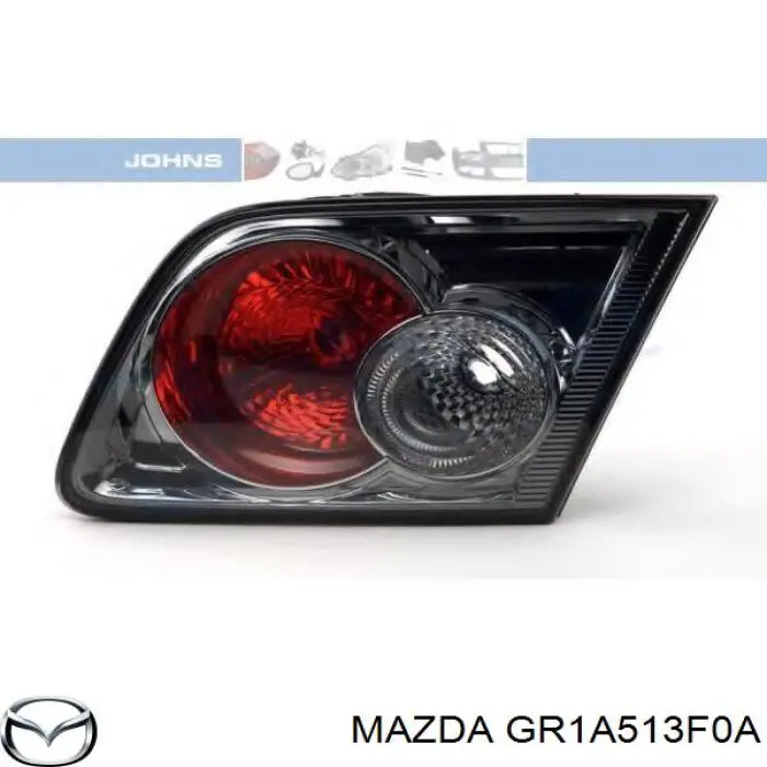 GR1A513F0B Mazda ліхтар задній правий, внутрішній