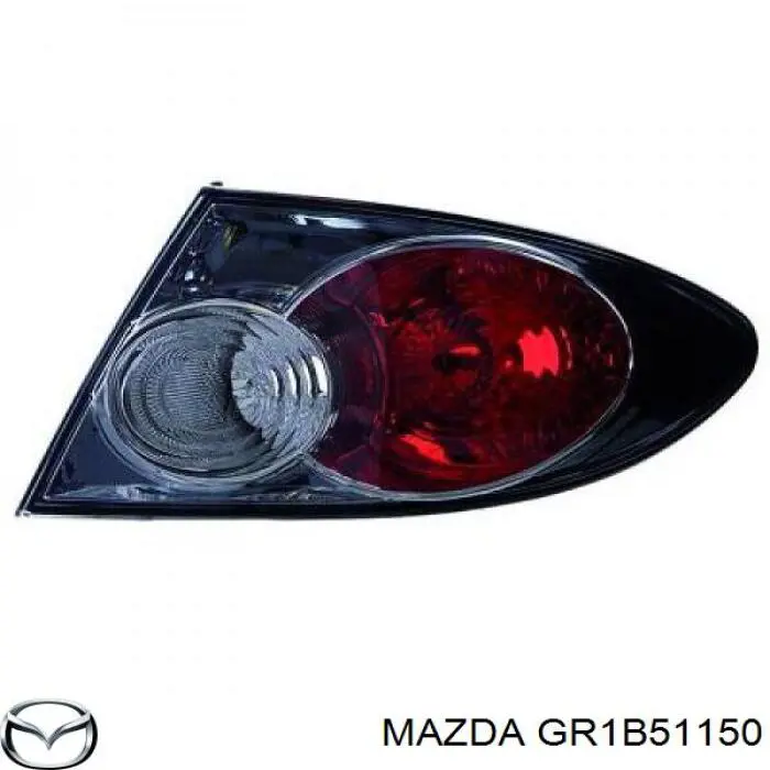 Ліхтар задній правий, зовнішній Mazda GR1B51150 ціна, від 52.92 USD