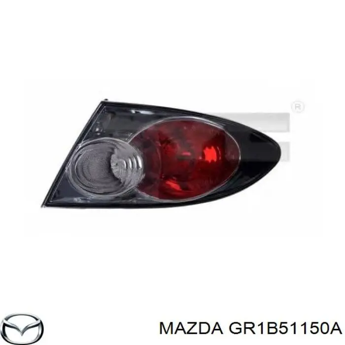 Ліхтар задній правий, зовнішній Mazda GR1B51150A ціна, від 52.92 USD
