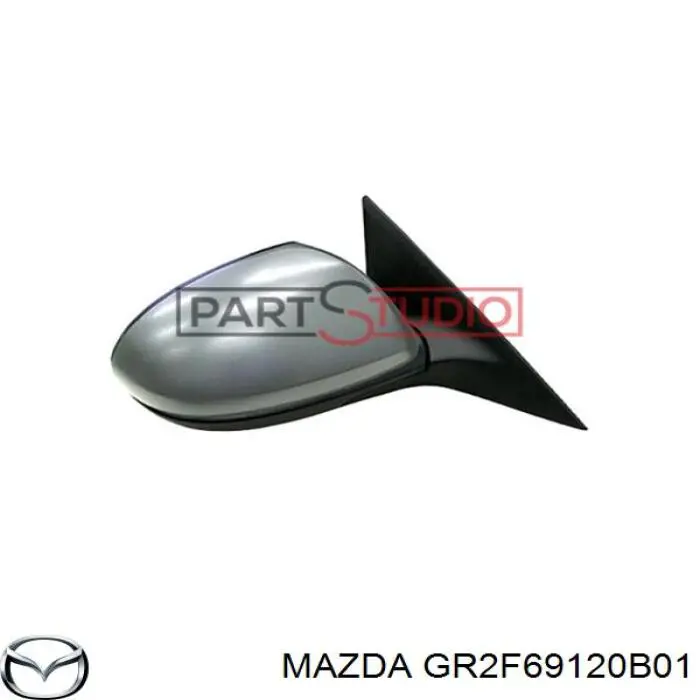 Праве дзеркало заднього виду на Mazda 6 MPS GG