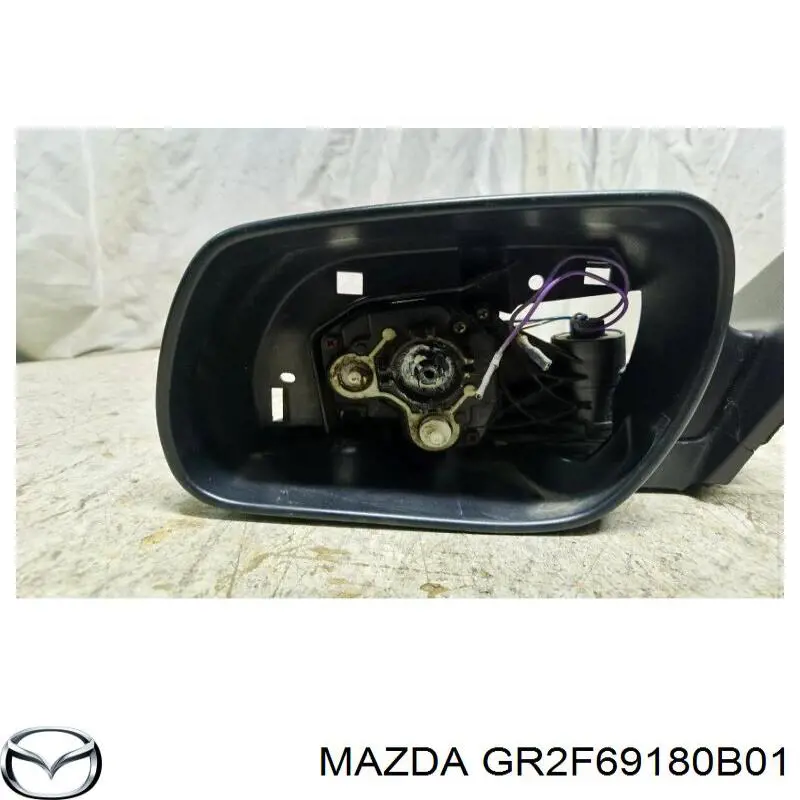 GR2F69180B01 Mazda Дзеркало заднього виду, ліве
