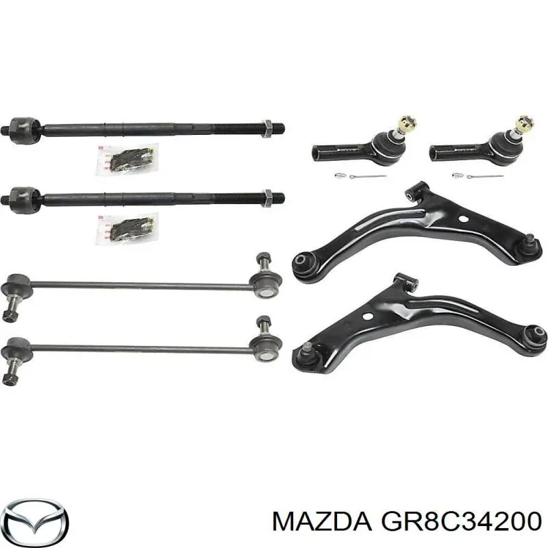 GR8C34200 Mazda Важіль передньої підвіски верхній, правий