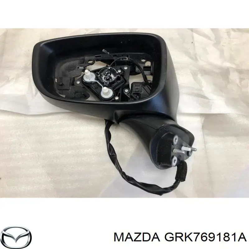 Ліве бічне дзеркало Mazda GRK769181A ціна, від 73.48 USD