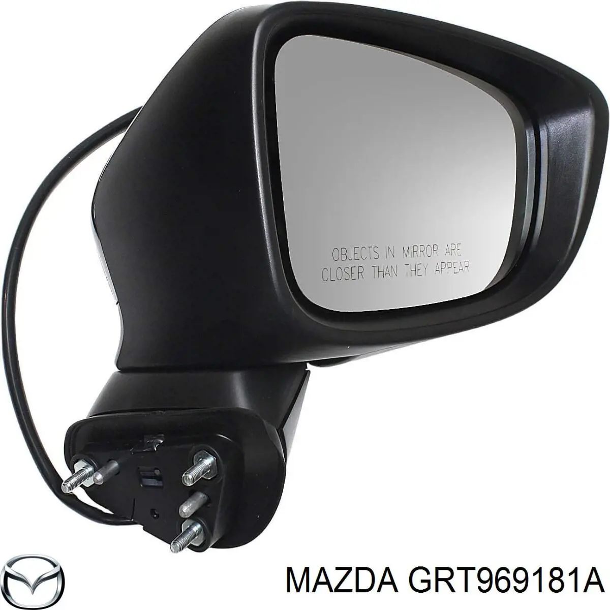 Корпус дзеркала заднього виду, лівого GRT969181A Mazda