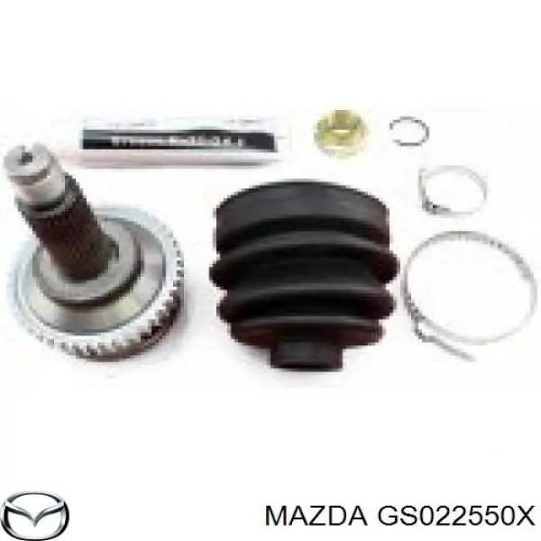 Піввісь передня, права Mazda GS022550X ціна, від 718.81 USD