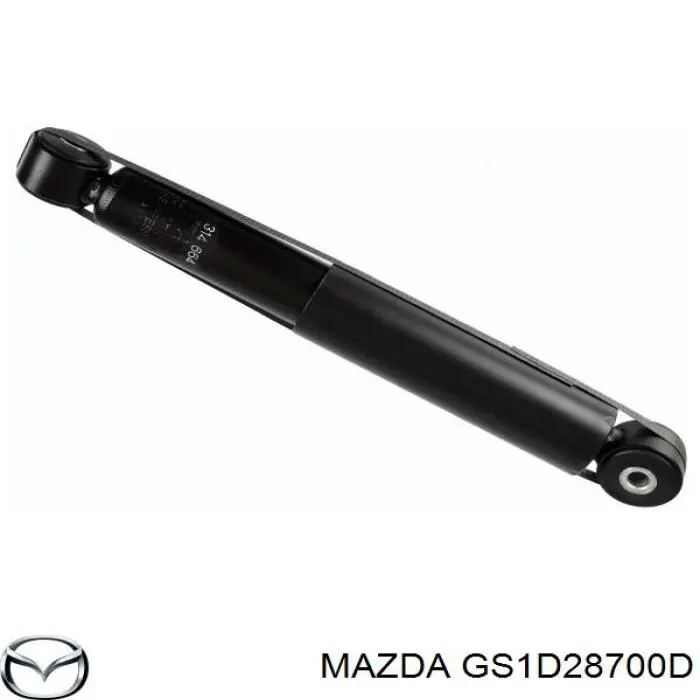 Купити GS1D28700D Mazda Стійка амортизатора задня