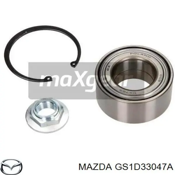 Підшипник маточини передньої GS1D33047A Mazda