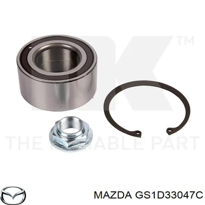 Купити GS1D33047C Mazda Підшипник ступиці передньої