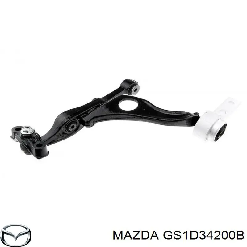 Важіль передньої підвіски верхній, правий GS1D34200B Mazda