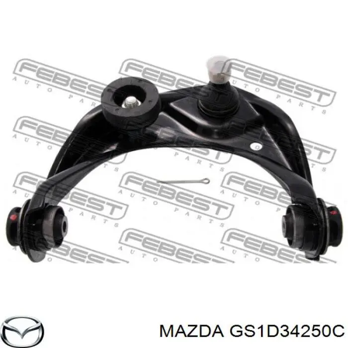 Важіль передньої підвіски верхній, лівий Mazda GS1D34250C ціна, від 32.86 USD