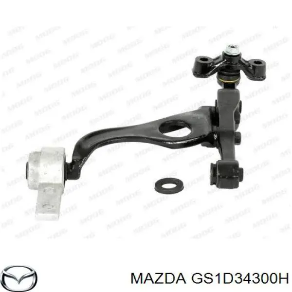 Важіль передньої підвіски нижній, правий GS1D34300H Mazda