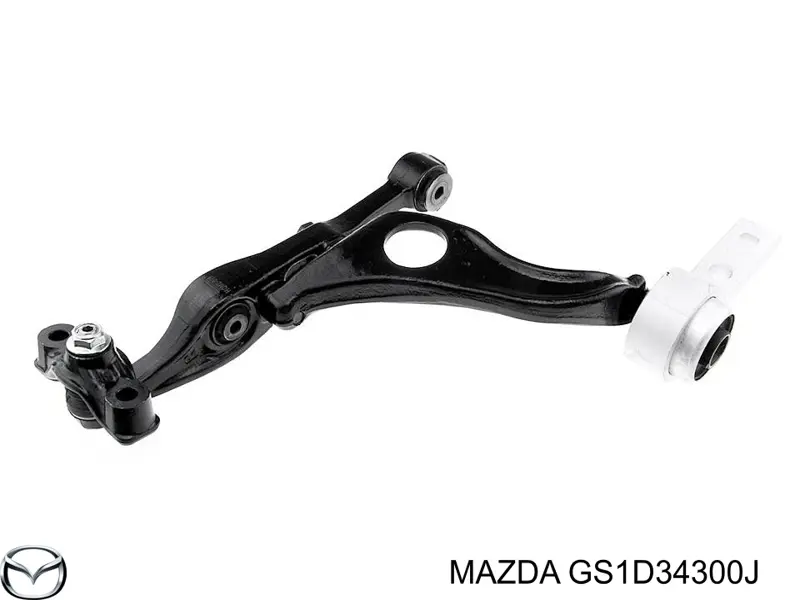 Важіль передньої підвіски нижній, правий GS1D34300J Mazda