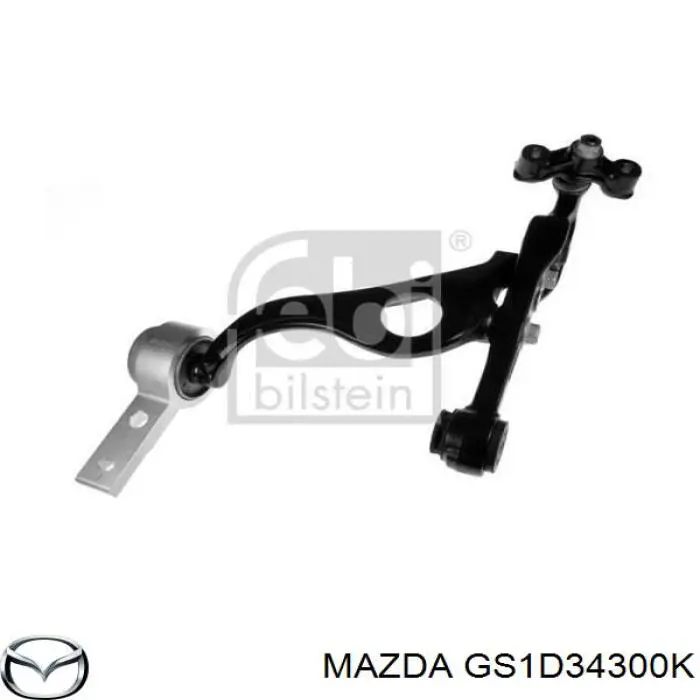 Важіль передньої підвіски нижній, правий Mazda GS1D34300K ціна, від 108.44 USD