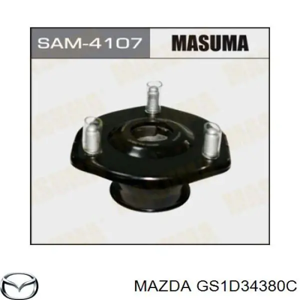 Подушка амортизатора переднього Mazda GS1D34380B