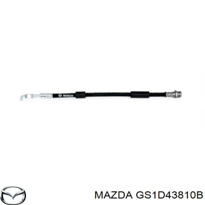 GS1D43810B Mazda шланг гальмівний задній