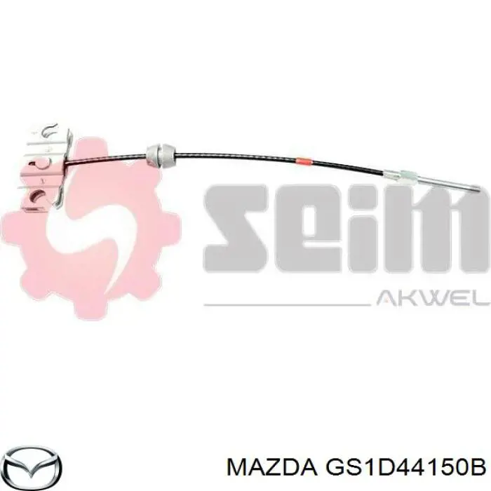 GS1D44150B Mazda Трос ручного гальма передній