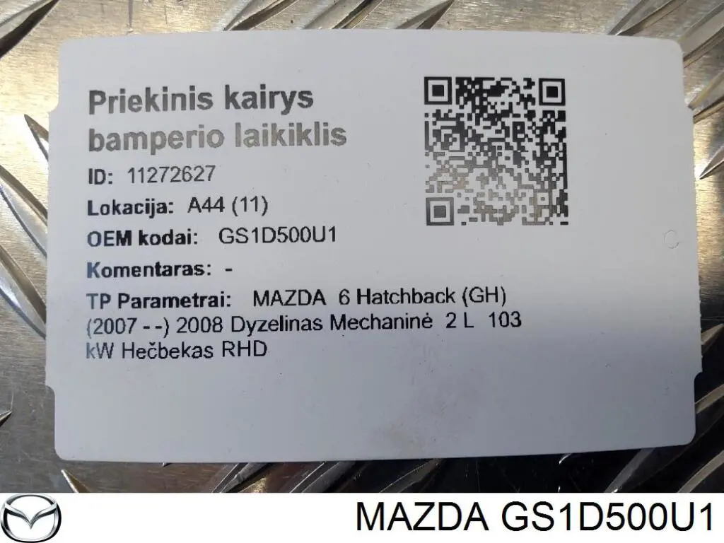  Mazda GS1D500U1 ціна, від 12.73 USD