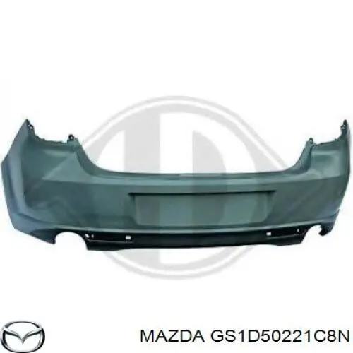 GS1D50221C8N Mazda Буфер (бампер) задній
