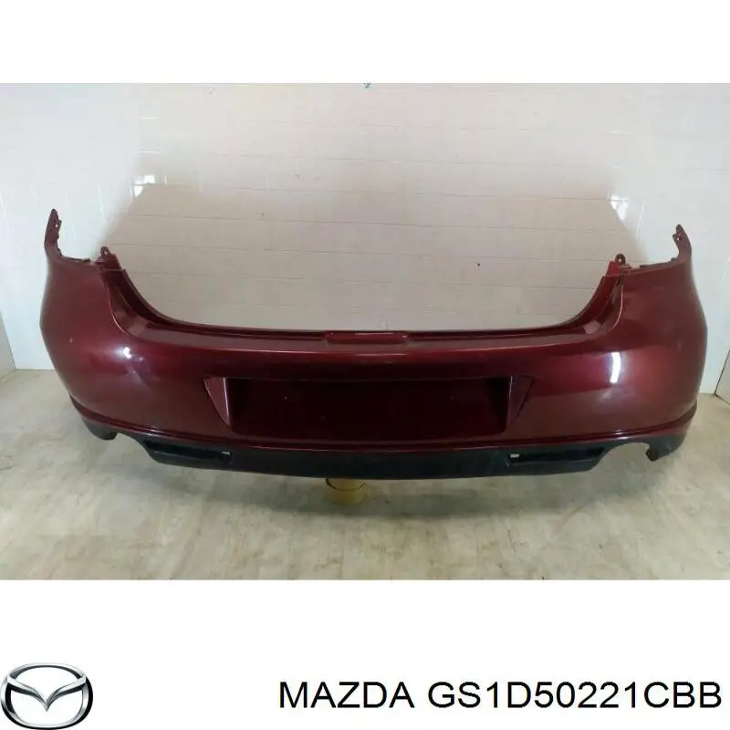 GS1D50221CBB Mazda Буфер (бампер) задній