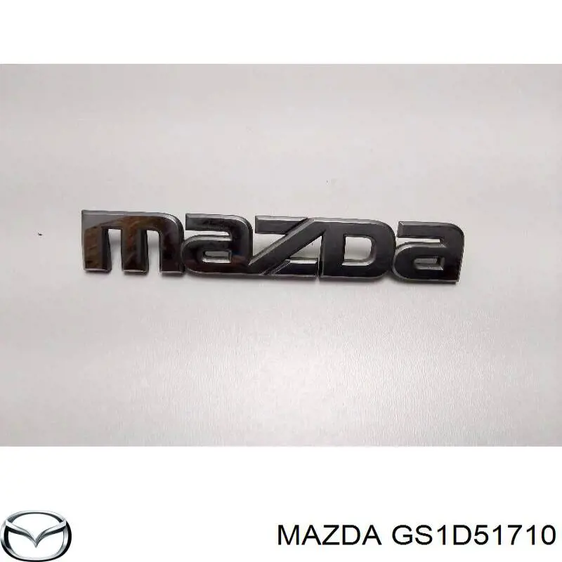 Емблема на кришку багажника, фірм.значок Mazda GS1D51710 ціна, від 6.33 USD