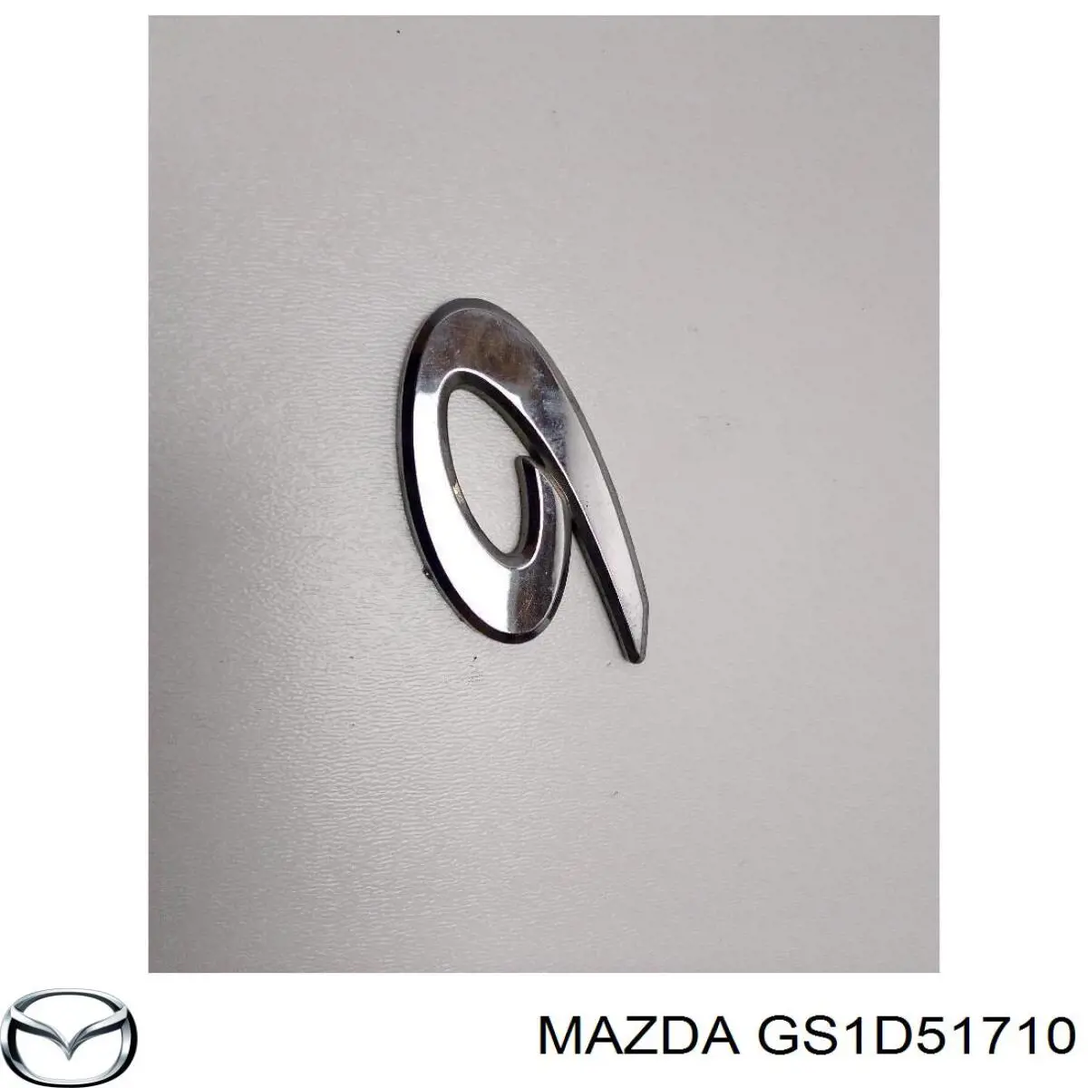 Емблема кришки багажника, фірмовий значок Mazda 6 (GH) (Мазда 6)