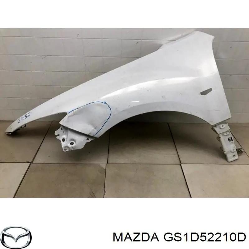 Купити GS1D52210D Mazda Крило переднє ліве