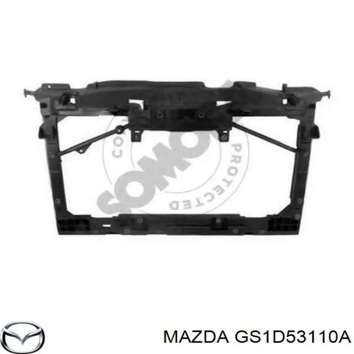 GS1D53110A Mazda супорт радіатора в зборі/монтажна панель кріплення фар