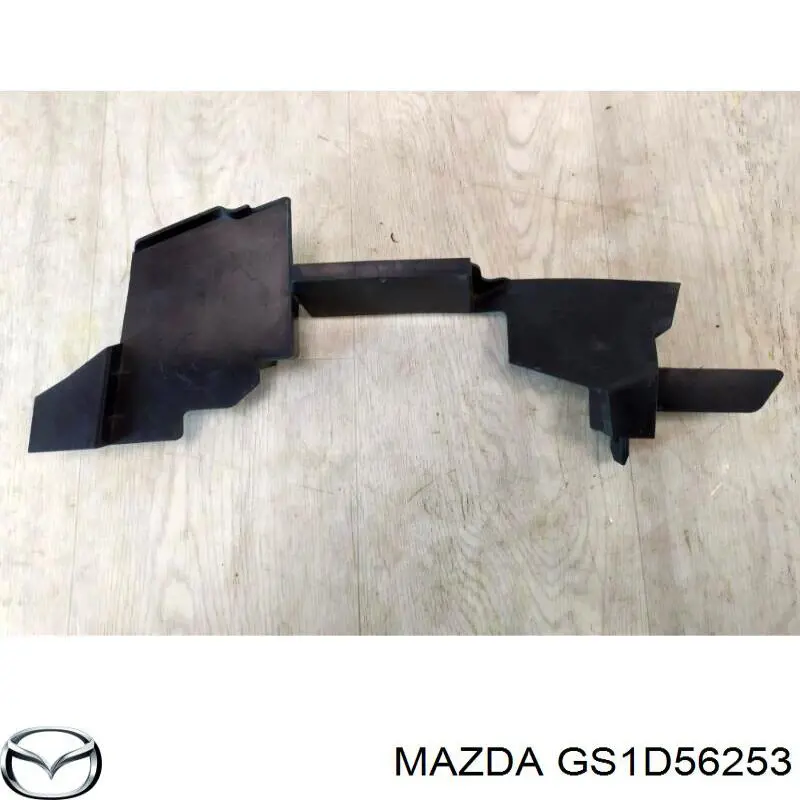 GS1D56253 Mazda Повітропровід (дефлектор) радіатора, лівий