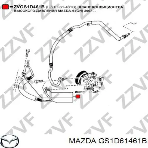 GS1D61461B Mazda 