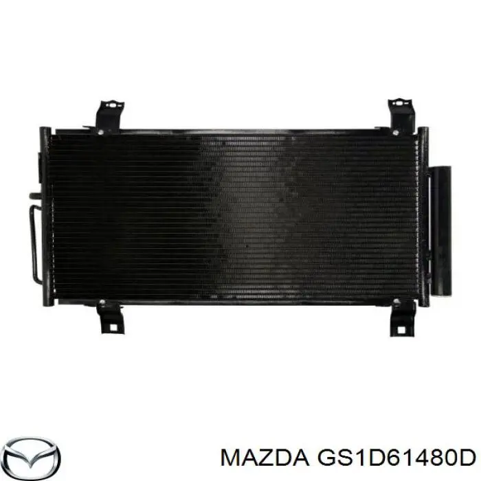 Конденсатор кондиціонера Mazda GS1D61480D ціна, від 69.68 USD