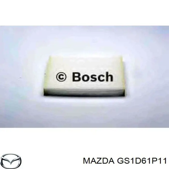 Фільтр повітряний обігрівача Mazda GS1D61P11 ціна, від 4.51 USD