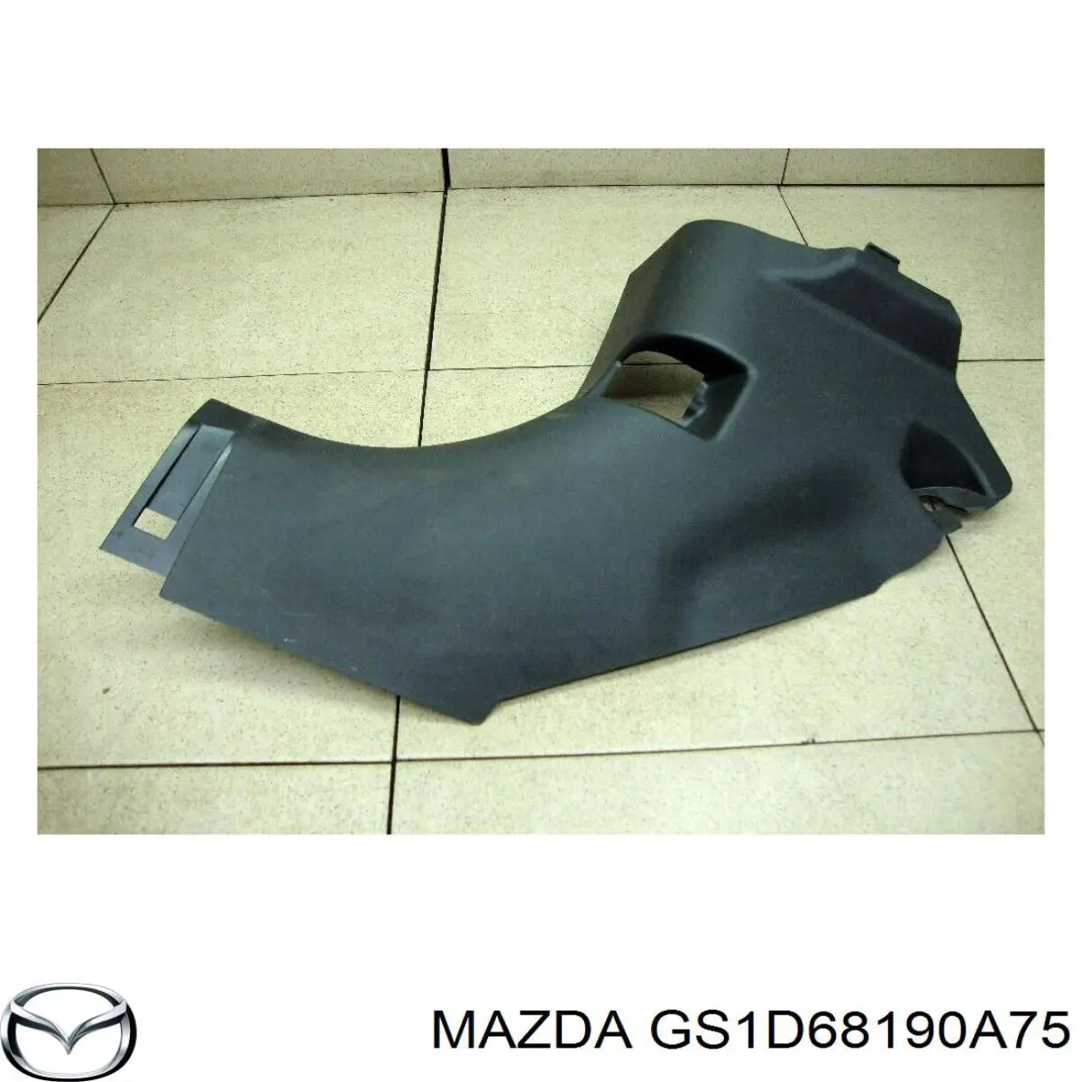 Обшивка стійки кузова внутрішня, середня права Mazda GS1D68190A75 ціна, від 11.40 USD